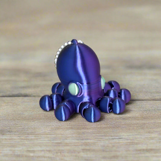 Octopus Keychain – Articulating Tentacle Fidget Toy