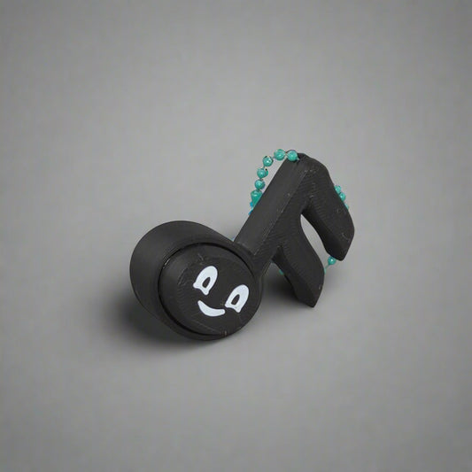 Musical Note Clicker Keychain – Smiley Music Fidget Toy