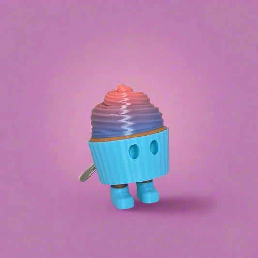 Cupcake Keychain – Cute Dessert Fidget Toy