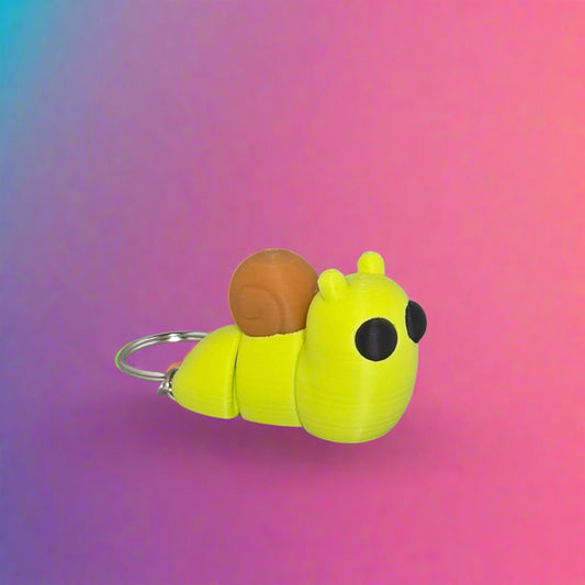 Snail Keychain – 3D Printed Articulating Animal