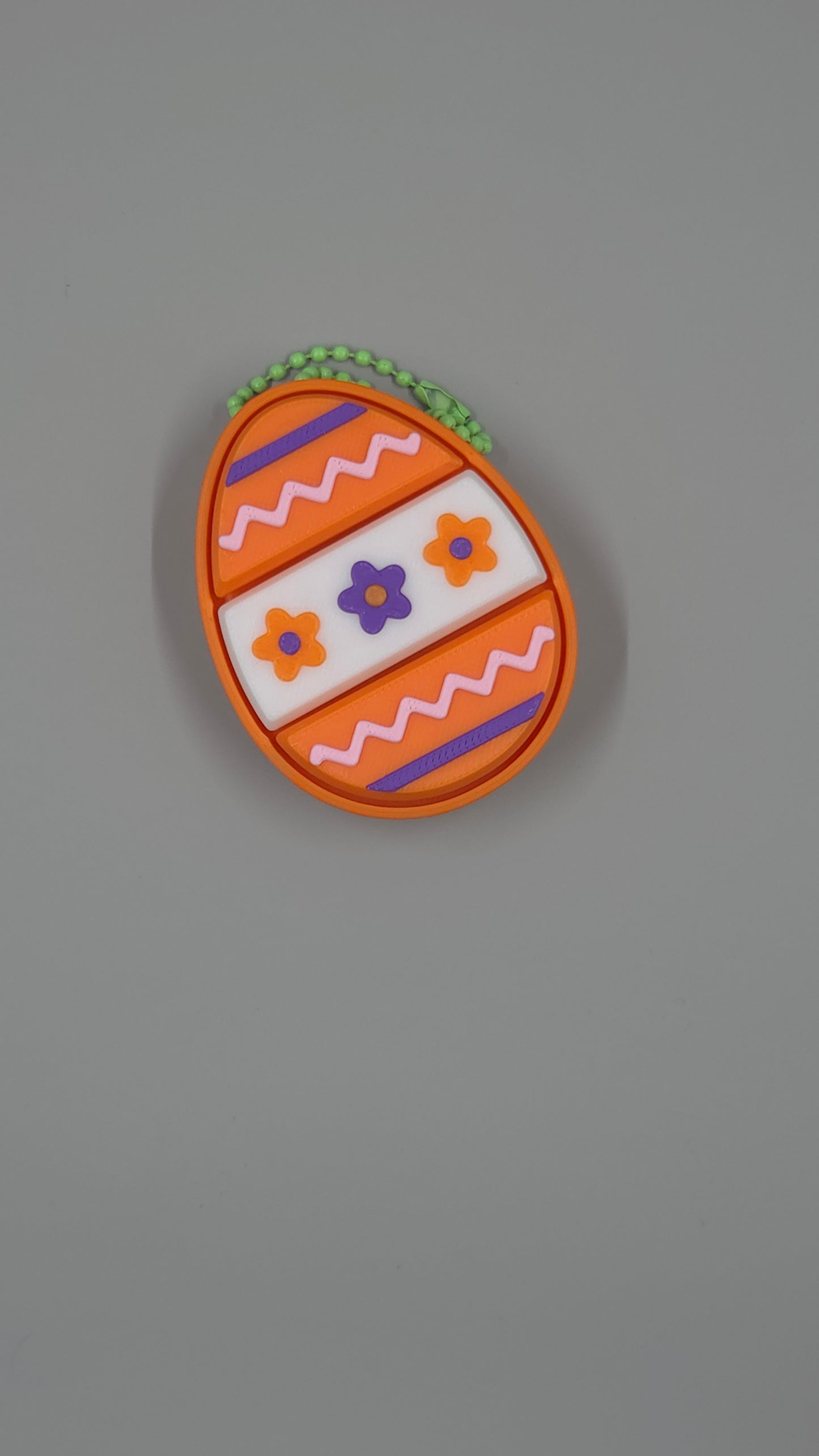 Easter Egg Triple-Clicker – Pressable Fidget Keychain