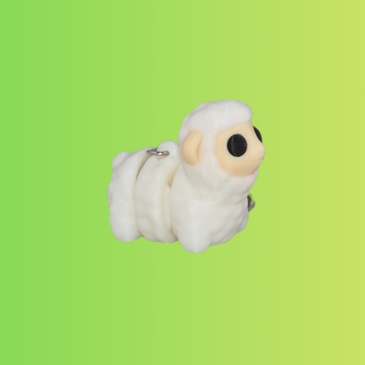 Articulating Sheep Keychain – 3D Printed Fidget