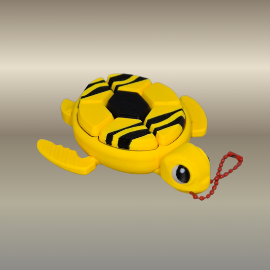 Turtle Clicker – 3D Printed Turtle with Crayon Shell (7 Clickers)