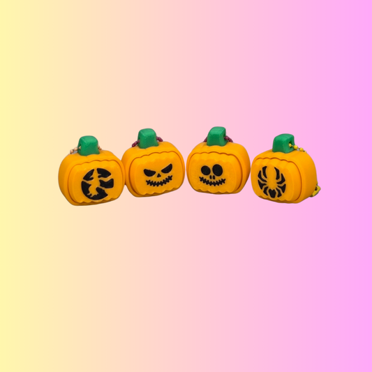 Pumpkin Clicker – 3D Printed Halloween Fidget Toy (Random Style)