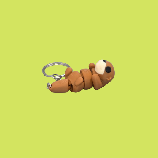Otter Keychain – Articulated 3D Printed Otter