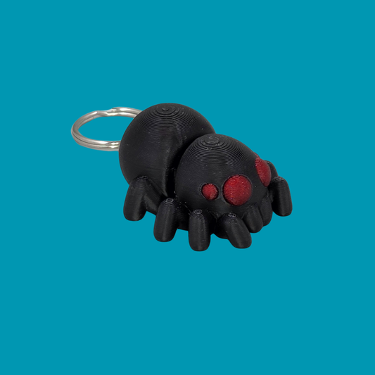 Spider Keychain – Articulated 3D Printed Creepy-Cute