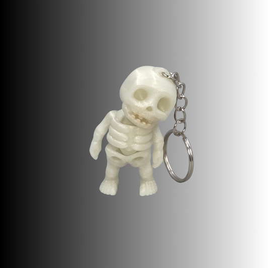 Skeleton Keychain – Articulated 3D Printed Spooky Friend