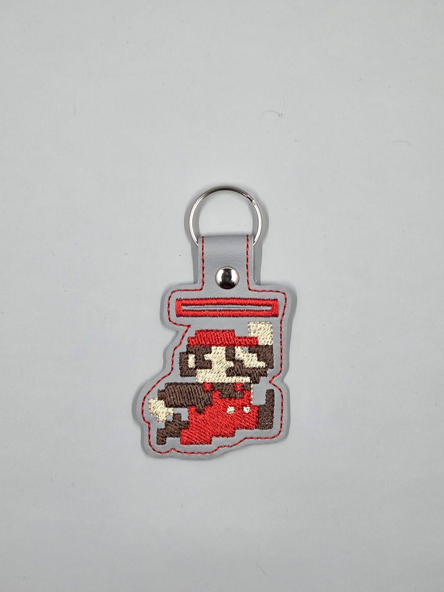 Plumber Brother ALDI Quarter Keeper | Embroidered Vinyl Keychain