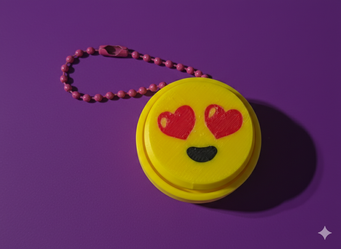 Emoji Fidget Clicker - 3D Printed Sensory Toy | Wee Bit Nerdy