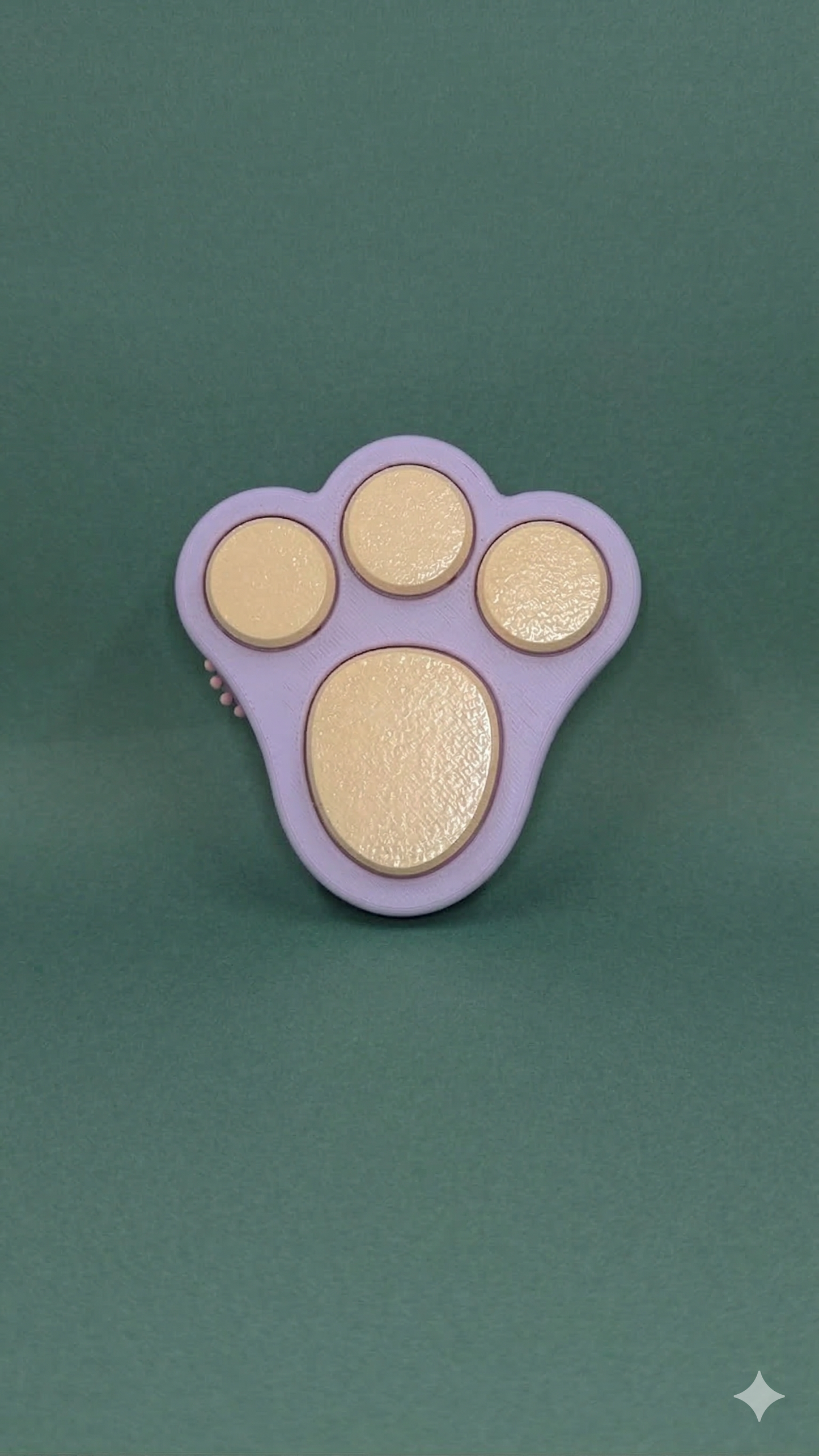 Bunny Paw – Multi-Press Fidget Keychain