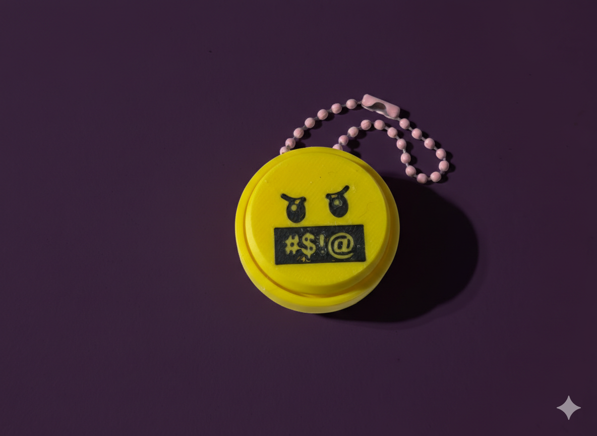 Emoji Fidget Clicker - 3D Printed Sensory Toy | Wee Bit Nerdy
