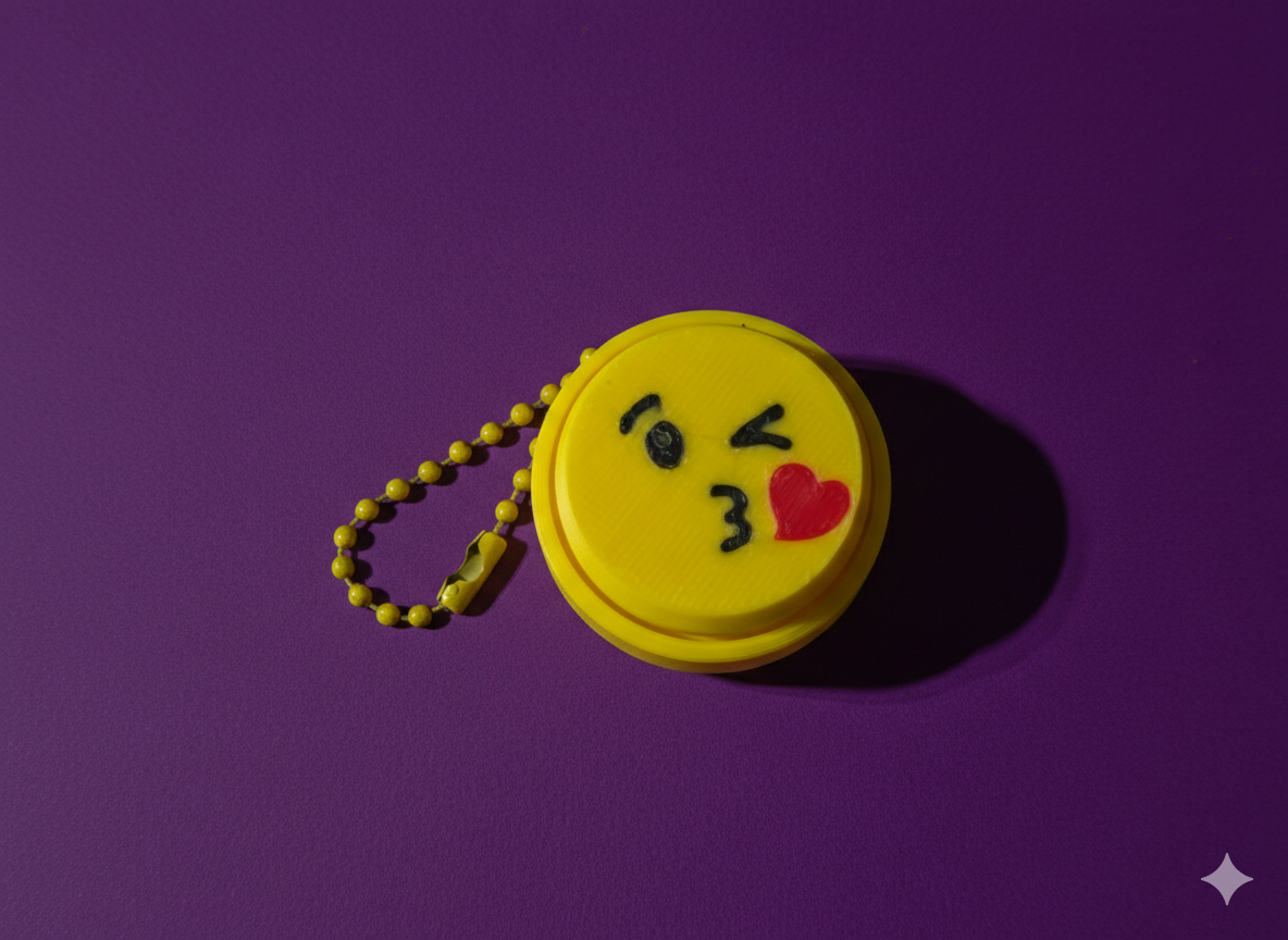 Emoji Fidget Clicker - 3D Printed Sensory Toy | Wee Bit Nerdy