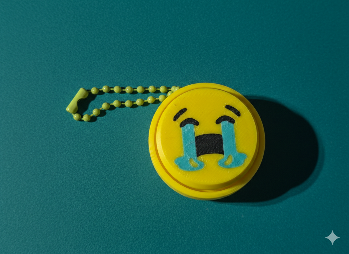 Emoji Fidget Clicker - 3D Printed Sensory Toy | Wee Bit Nerdy