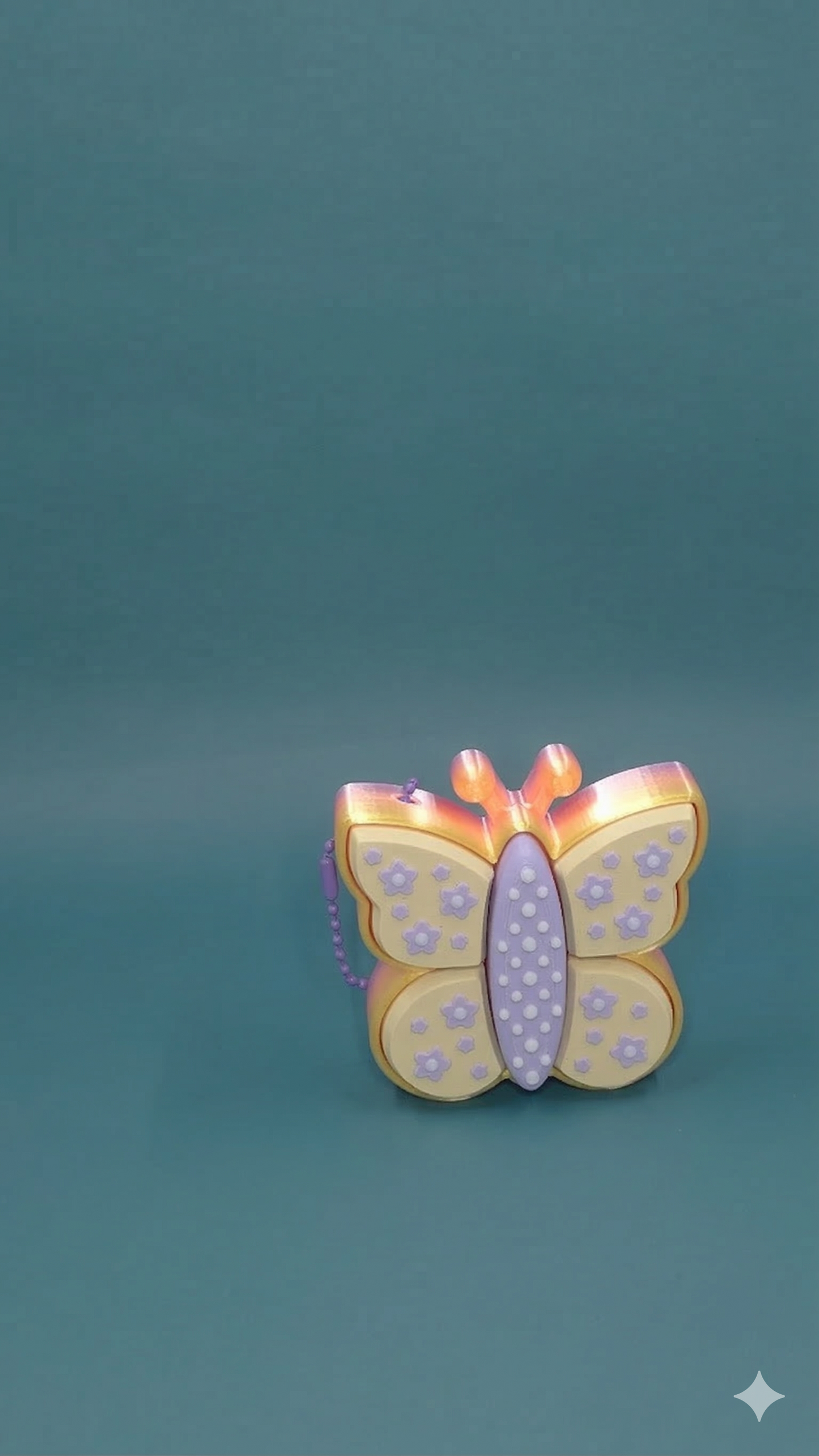 Butterfly 5-Way Fidget Clicker - 3D Printed Sensory Toy | Wee Bit Nerdy