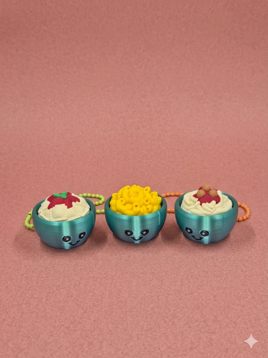 Pasta Bowl – Pressable Fidget Keychain