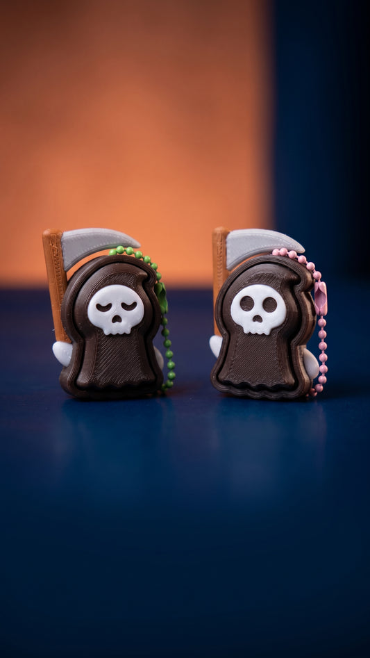 Grim Reaper Mechanical Clicker Fidget Keychain (Mystery Face Edition)