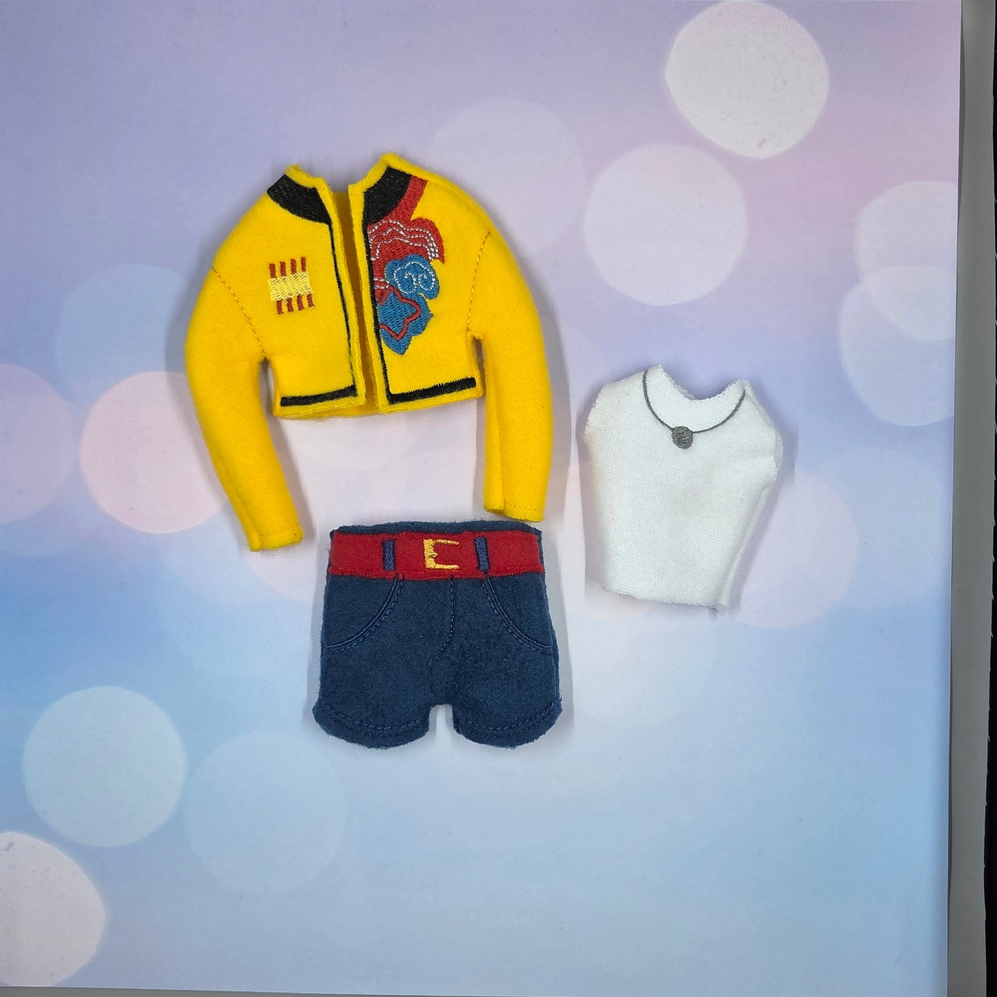 R-Girl Pop Evil Hunters Elf Outfit – Shorts, Shirt & Jacket Set