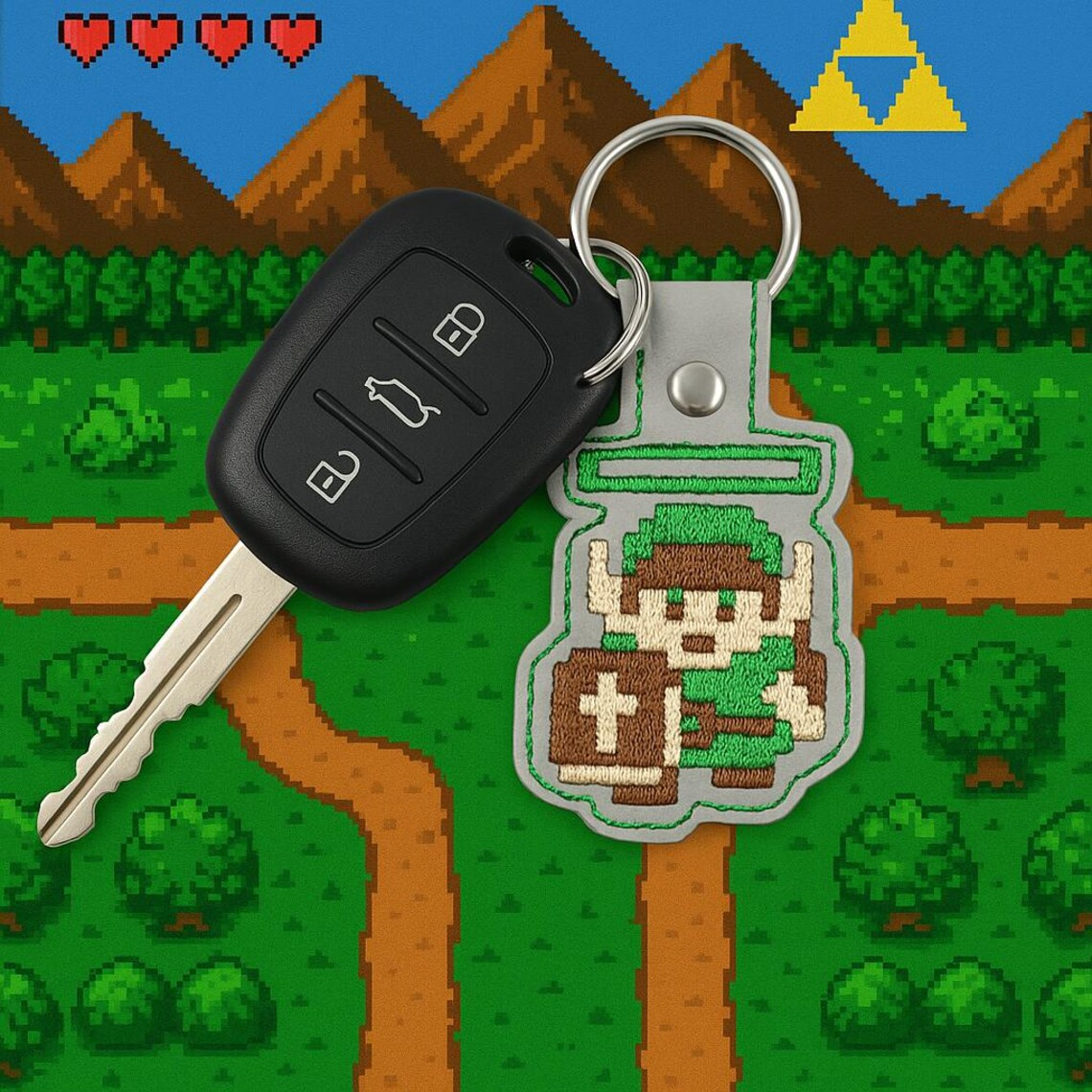 Hero Coin Holder | Pixel Elf Aldi Quarter Keychain