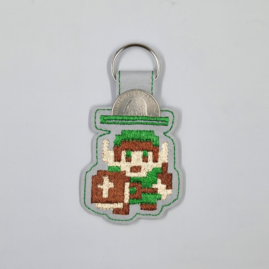 Hero Coin Holder | Pixel Elf Aldi Quarter Keychain