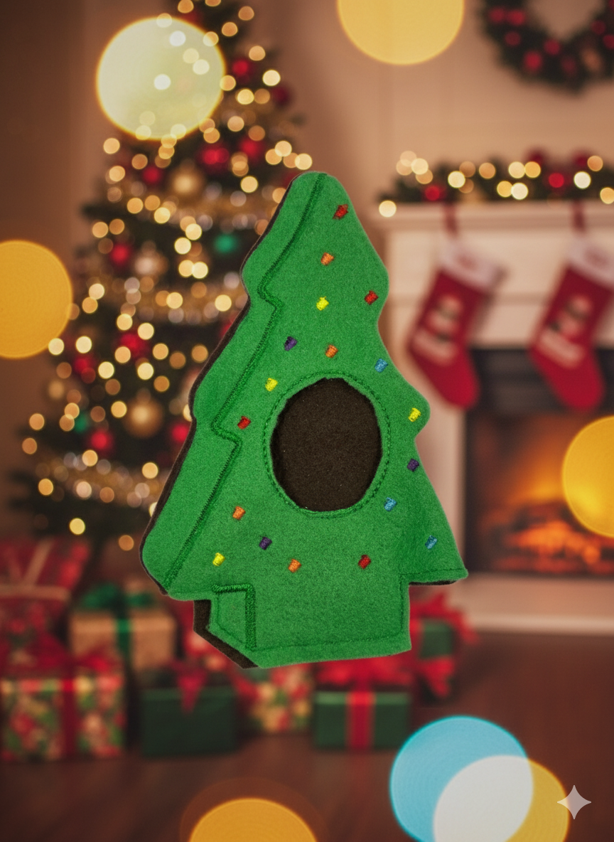 Galaxy Brownie Christmas Tree Cake Elf Costume – Embroidered Holiday Outfit