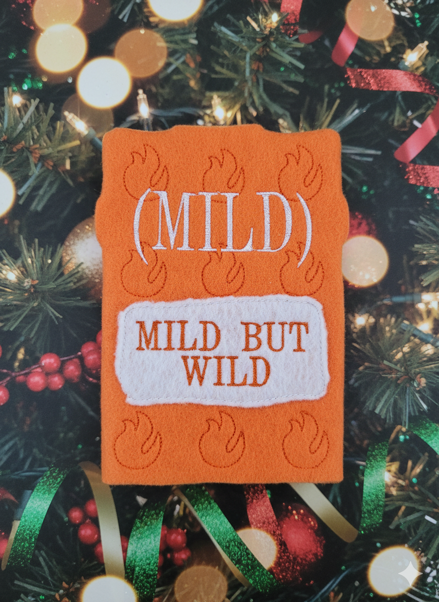 Mild Sauce Packet Elf Costume – Embroidered “Mild but Wild” Elf Outfit
