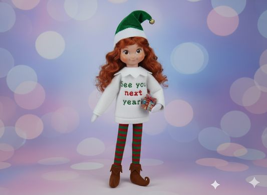 See You Next Year! Elf Sweater – Farewell Holiday Outfit