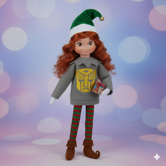 Transformer Good Guys Elf Sweater – Heroic Embroidered Fleece Outfit