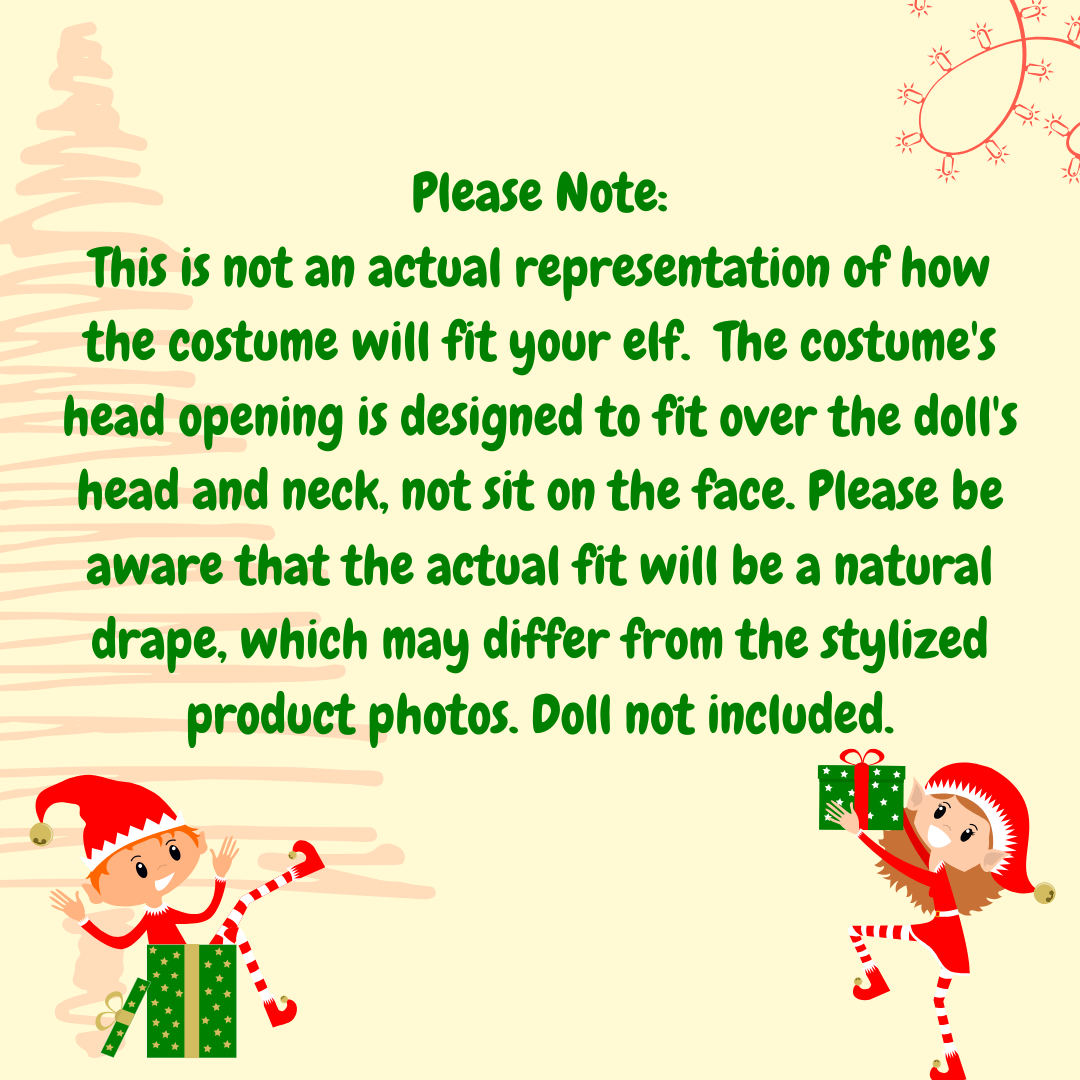 Jester Bat Vigilante Elf Costume – Embroidered Outfit & Mask Set