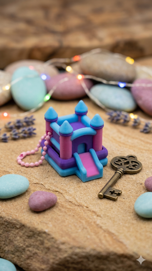 Bounce House – Pressable Fidget Keychain