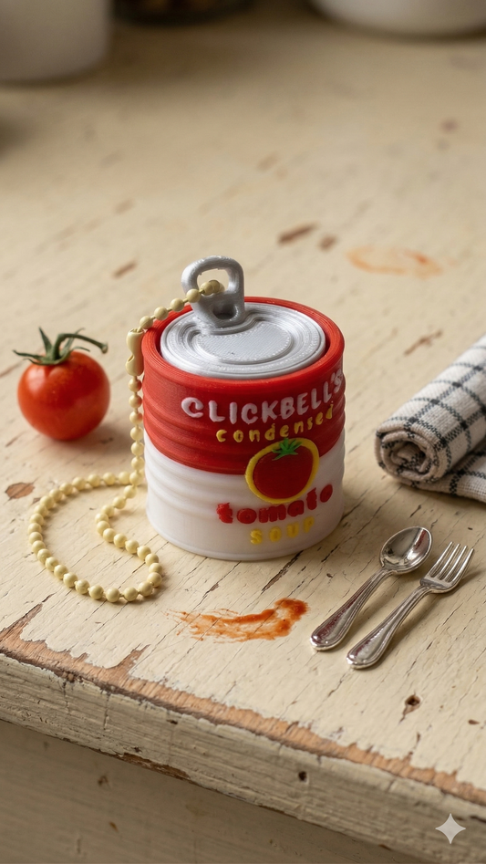 Clickbell’s Tomato Soup – Pressable Fidget Keychain